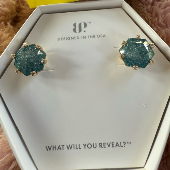 Bomb Party Jewelry - Elegant Blue Stud Earrings